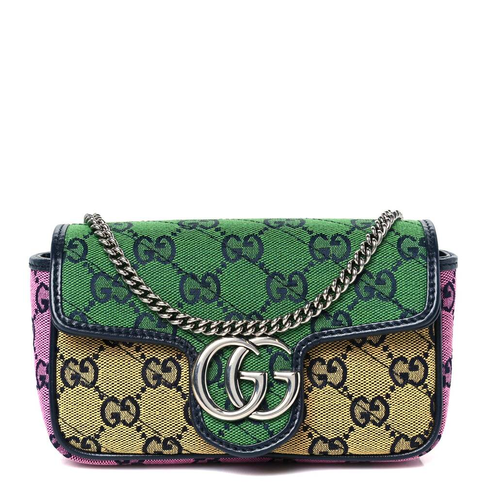 Gucci Multicolor Matelasse Diagonal #211228g11b - image 1